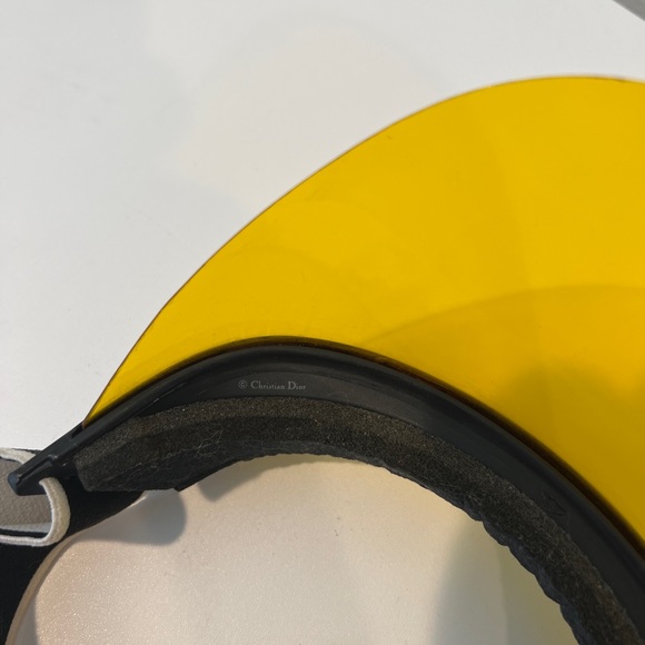 Christian Dior Yellow Visor